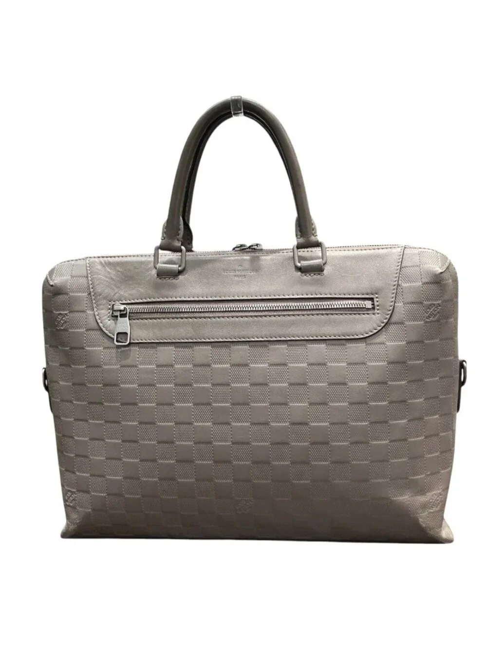 Louis Vuitton Porte Documents Jour Damier Infini Business Bag Leather